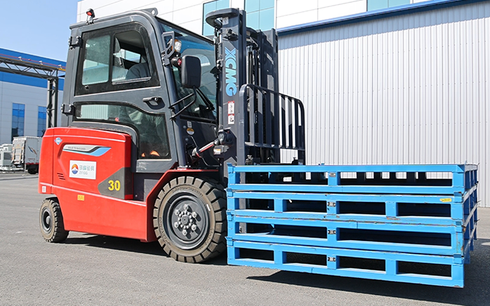  bti体育新能源叉车助力华北变压器设备造作厂高效运行