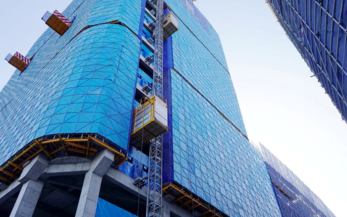 智领将来 共鉴新品 | 2025升级款bti体育智能施工起落机“引围观”