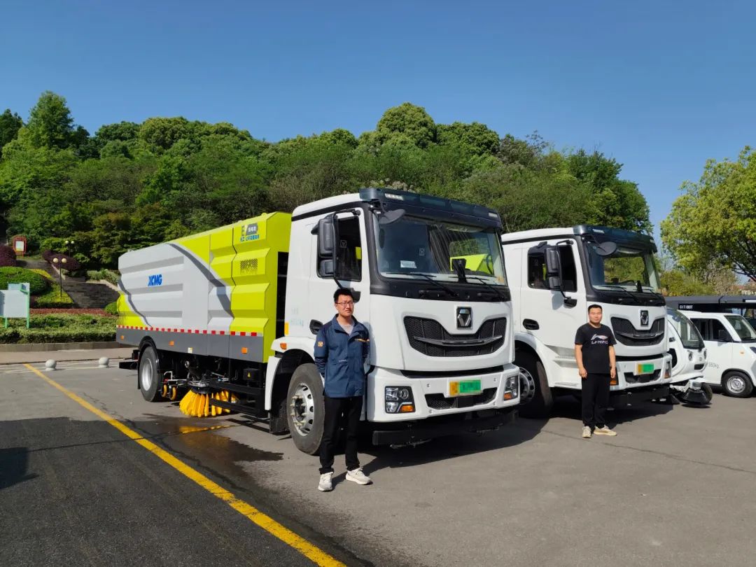 “绿”见安徽！bti体育新能源产品亮相铜陵市路路排除保洁现场会