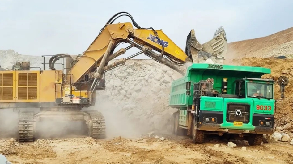 绿色高效+驻矿服务，bti体育矿山机械真给力！