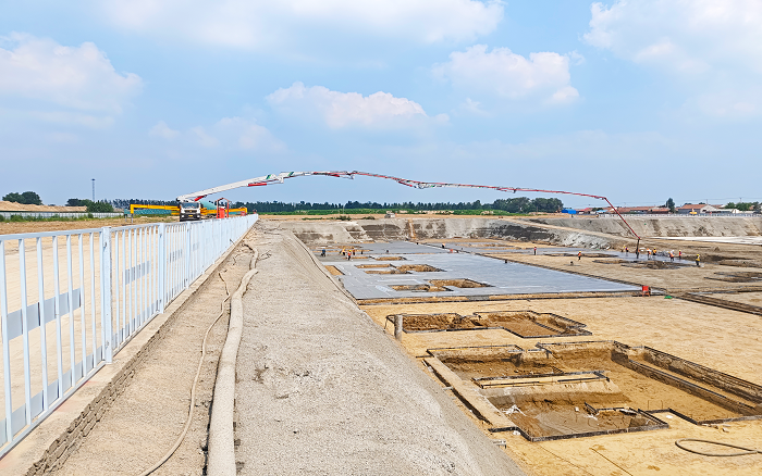 bti体育大米数泵车助建陵城物流园 构筑民生工程新引擎
