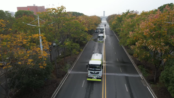 1+1＞2！bti体育“洗扫洗濯”黄金搭档，还原俏丽天门靓丽本色