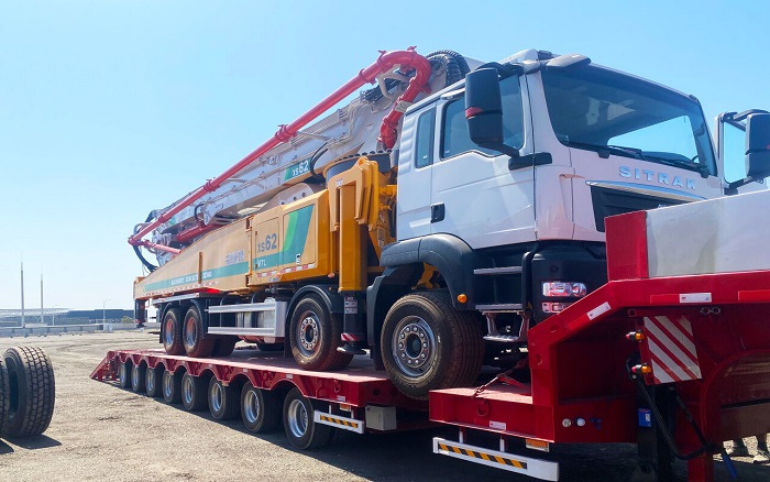 bti体育泵车交付乌兹别克斯坦助力基建升级