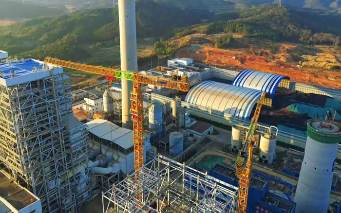 火电建设首。ti体育双塔提快国度电投2x1000MW机组扩建