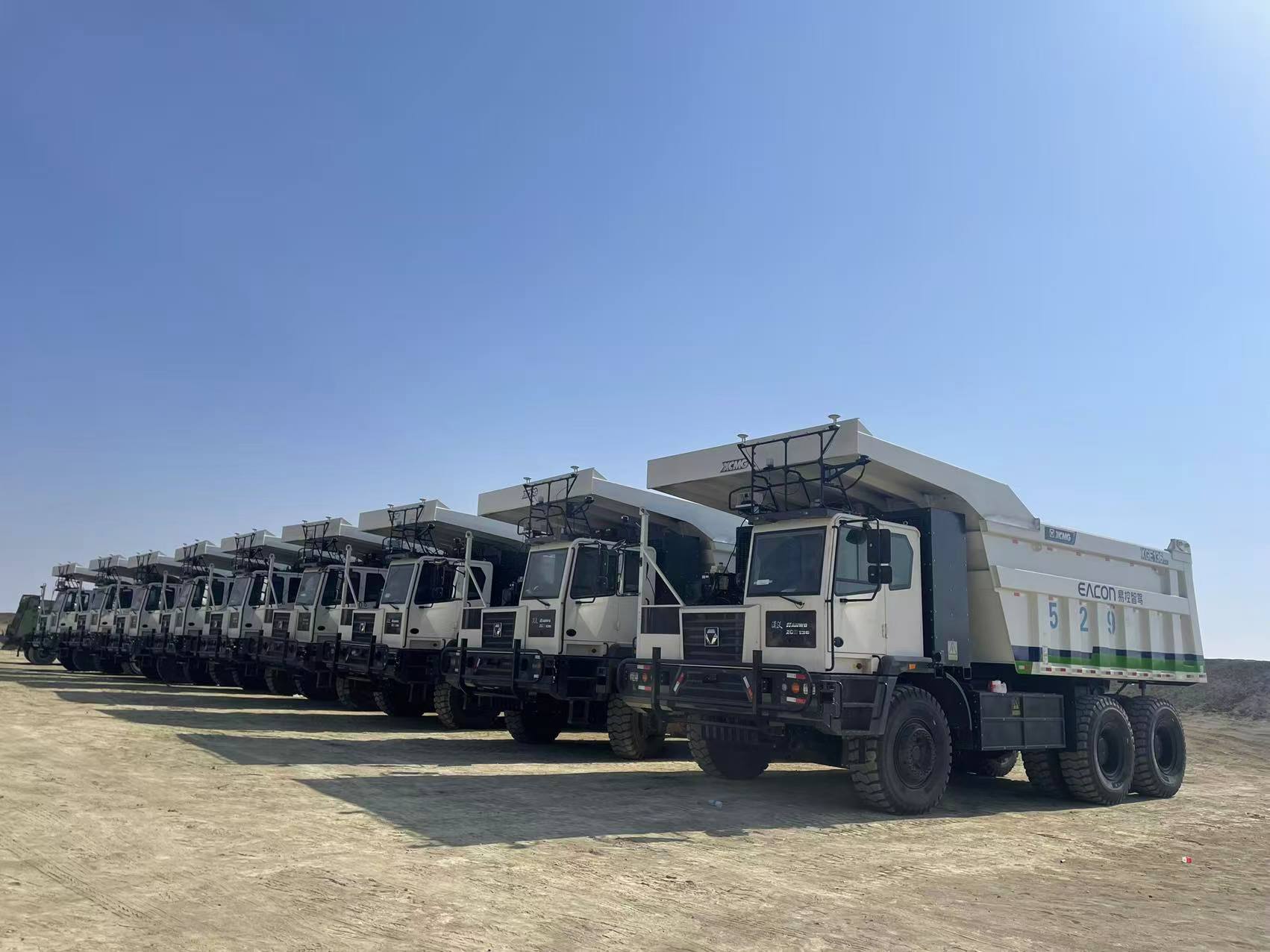 bti体育XGE136批量入列，全力投建西北绿色矿山